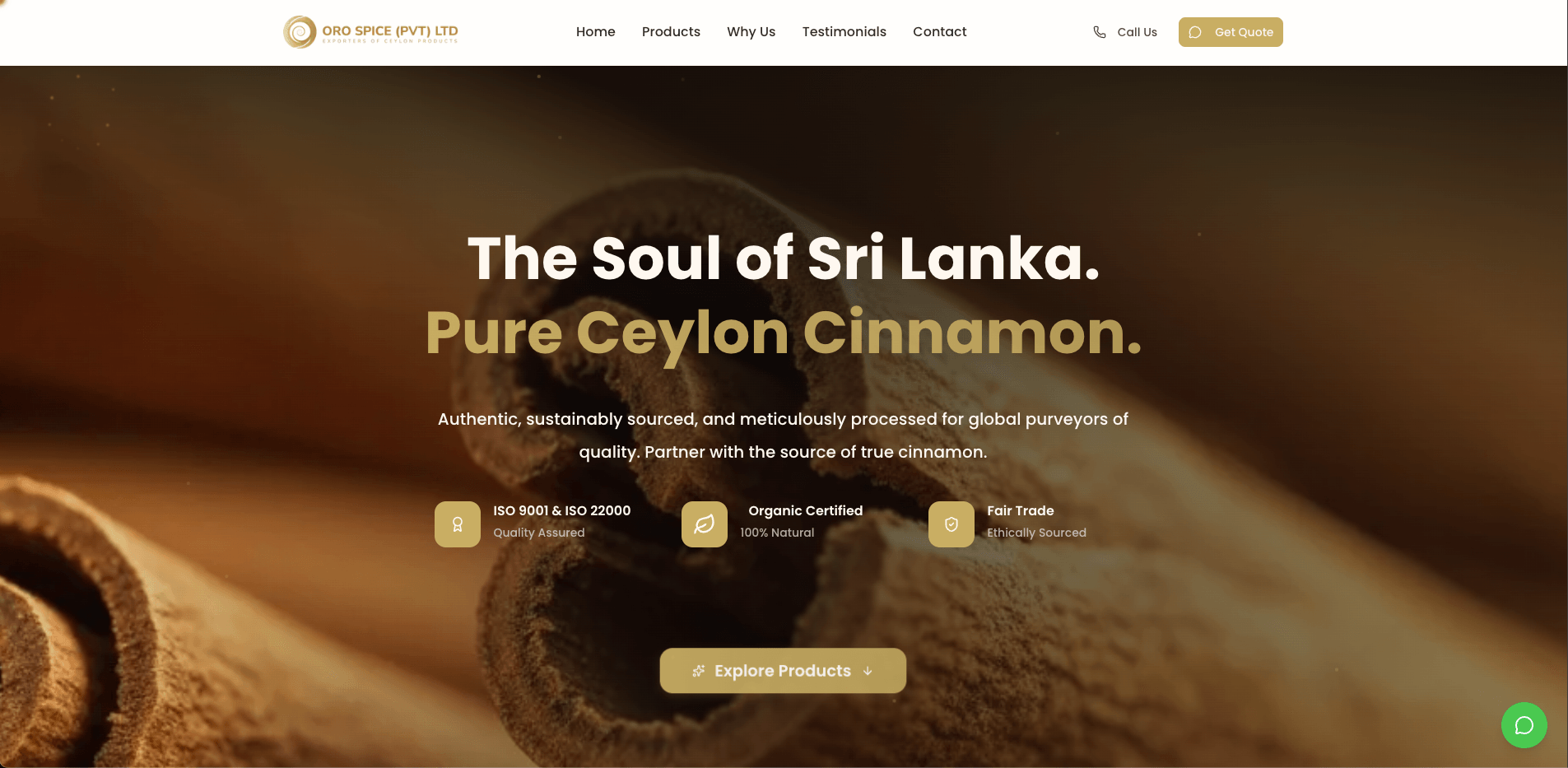 ORO Spice (Pvt) Ltd.