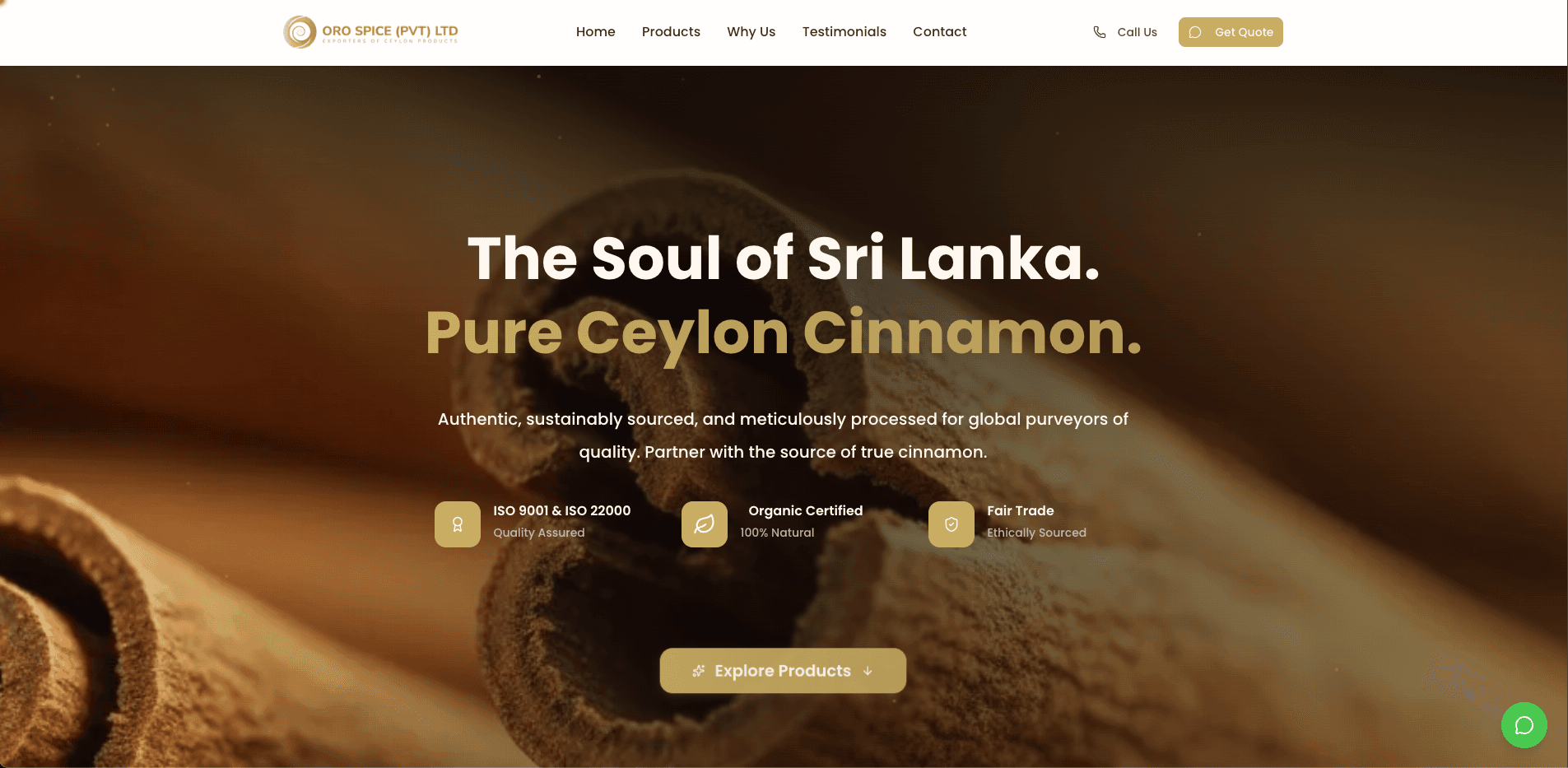 ORO Spice (Pvt) Ltd.