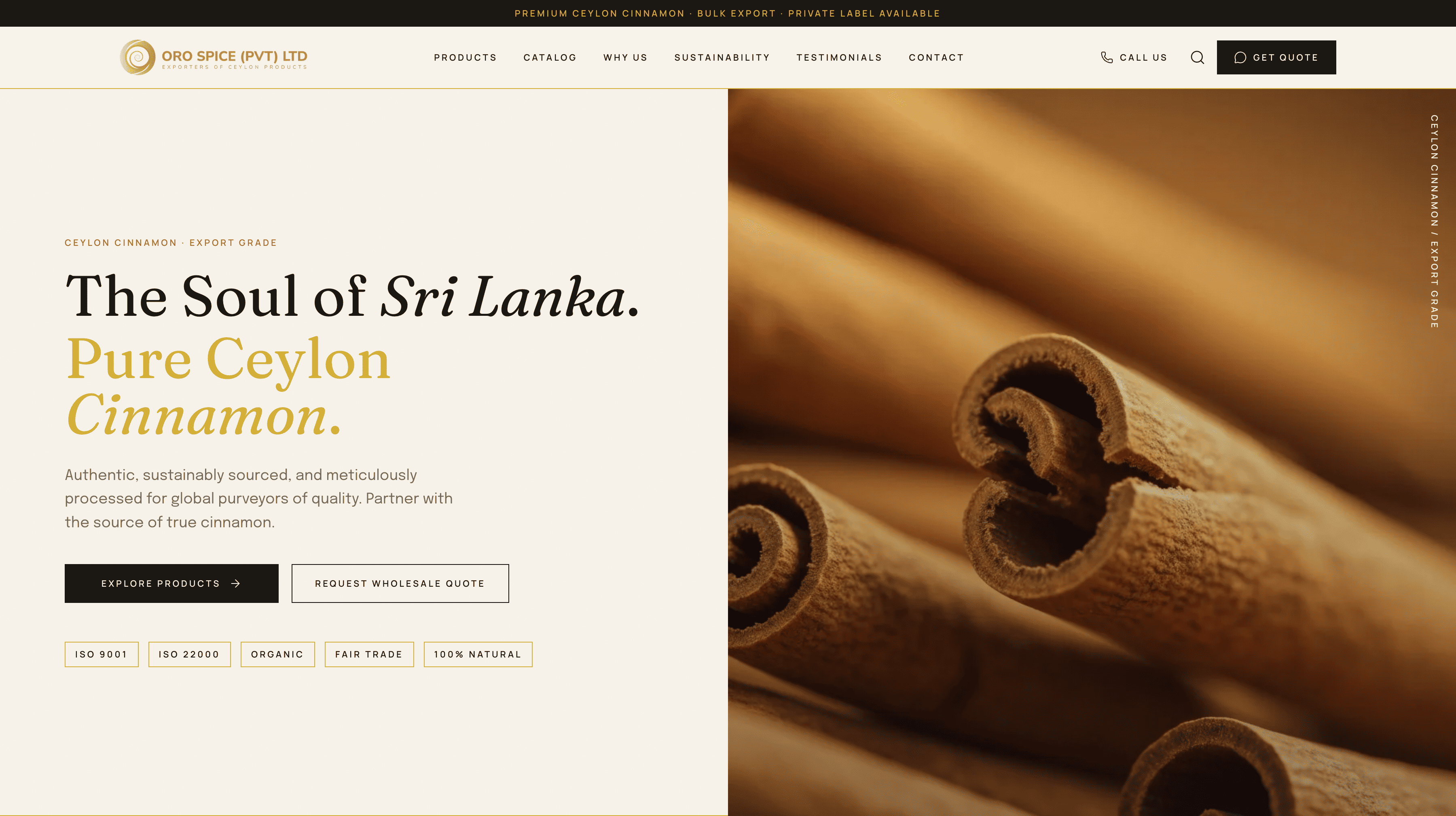 ORO Spice (Pvt) Ltd.